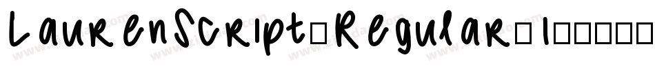 LaurenScript-Regular-1字体转换