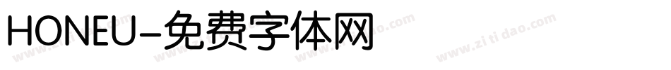 HONEU字体转换