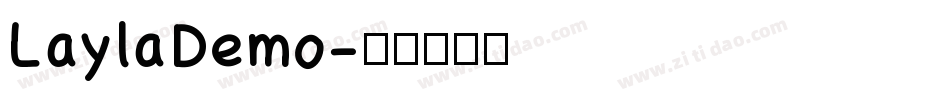 LaylaDemo字体转换