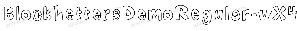 BlockLettersDemoRegular-wX4Z字体转换