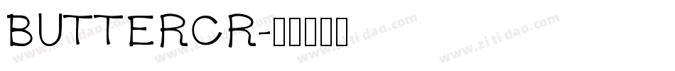BUTTERCR字体转换