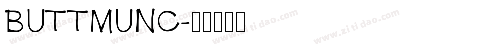 BUTTMUNC字体转换
