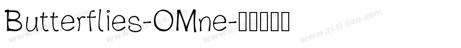 Butterflies-OMne字体转换