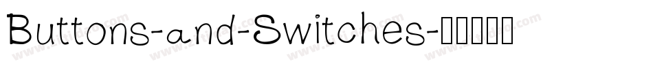 Buttons-and-Switches字体转换
