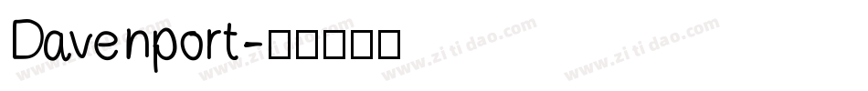Davenport字体转换