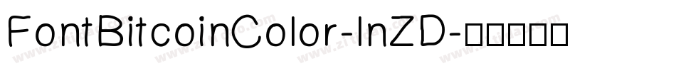 FontBitcoinColor-lnZD字体转换