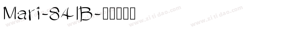 Mari-84lB字体转换