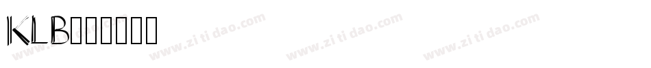 KLB字体转换