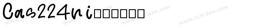 Cas224ni字体转换