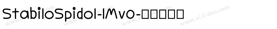 StabiloSpidol-lMv0字体转换