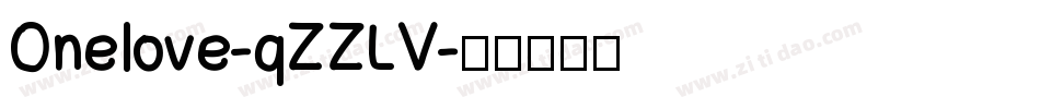 Onelove-qZZLV字体转换