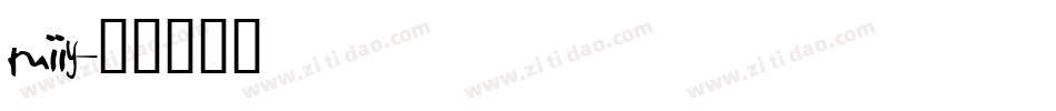 Miiy字体转换