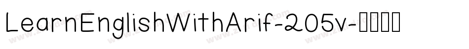 LearnEnglishWithArif-205v字体转换