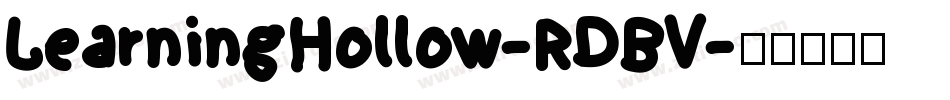 LearningHollow-RDBV字体转换