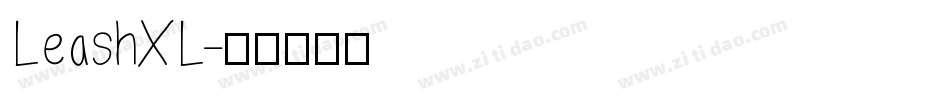 LeashXL字体转换
