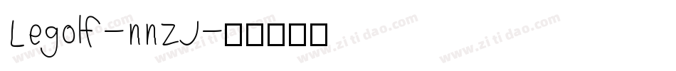 Legolf-nnZJ字体转换