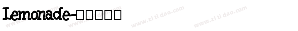 Lemonade字体转换