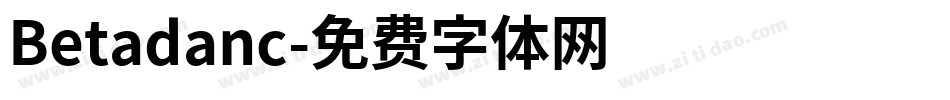 Betadanc字体转换