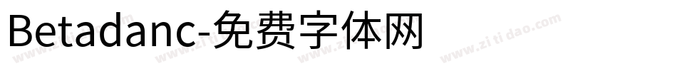 Betadanc字体转换
