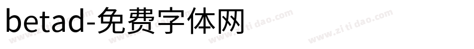 betad字体转换