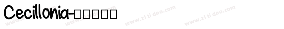 Cecillonia字体转换