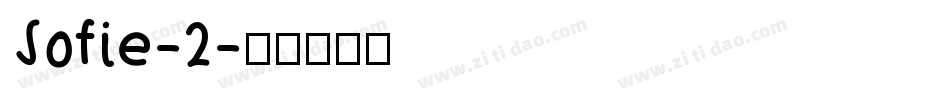 Sofie-2字体转换