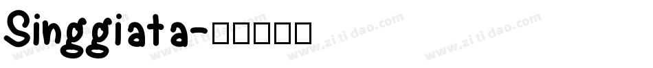 Singgiata字体转换
