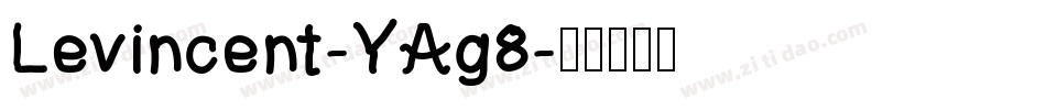 Levincent-YAg8字体转换