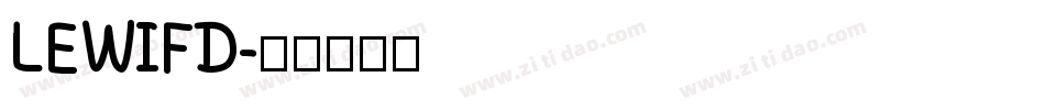 LEWIFD字体转换