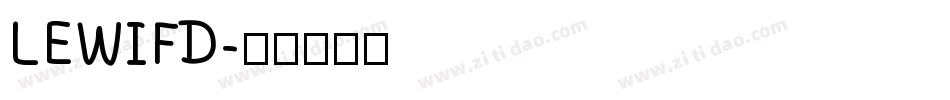 LEWIFD字体转换