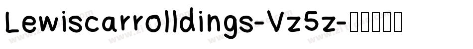 Lewiscarrolldings-Vz5z字体转换