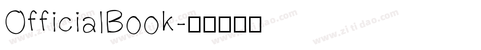 OfficialBook字体转换