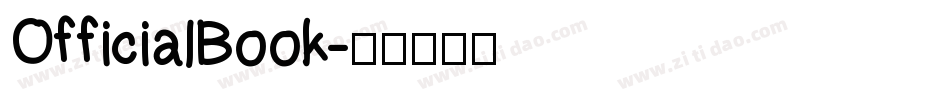 OfficialBook字体转换