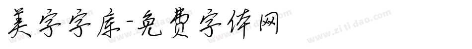 美字字库字体转换