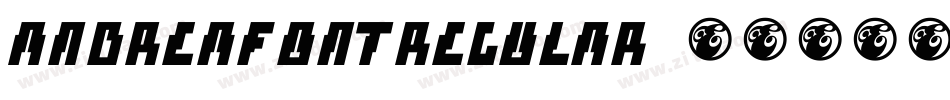 andreafontregular字体转换