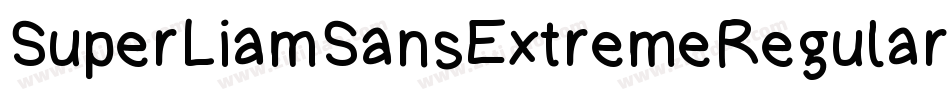 SuperLiamSansExtremeRegular-vD1M字体转换
