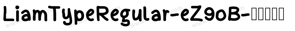 LiamTypeRegular-eZ9oB字体转换