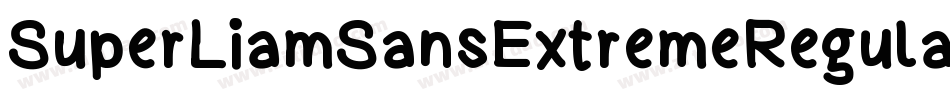 SuperLiamSansExtremeRegular-vD1M字体转换