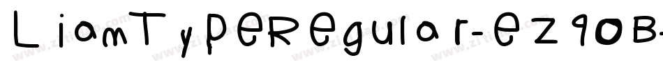 LiamTypeRegular-eZ9oB字体转换
