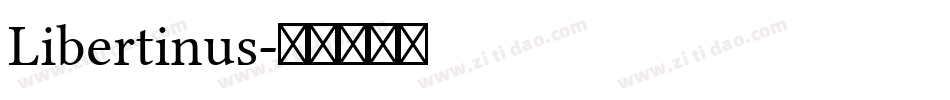 Libertinus字体转换