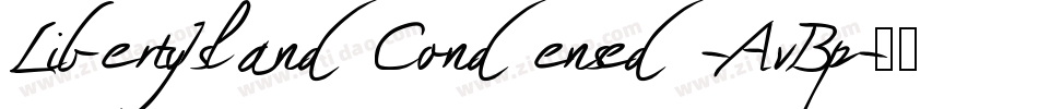 LibertyIslandCondensed-AvBp字体转换