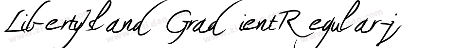 LibertyIslandGradientRegular-jow9字体转换