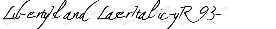 LibertyIslandLaserItalic-yR93字体转换