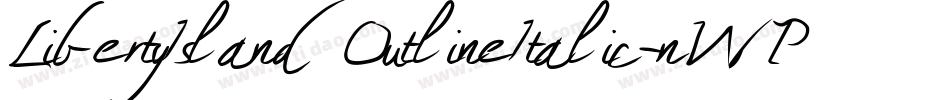LibertyIslandOutlineItalic-nWPY字体转换