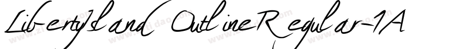 LibertyIslandOutlineRegular-1A3Z字体转换
