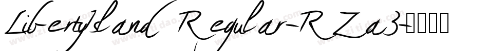 LibertyIslandRegular-RZa3字体转换