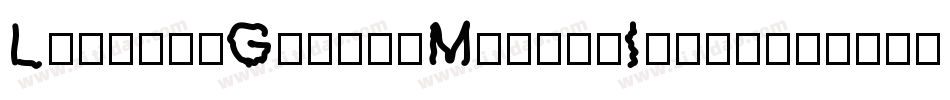 LibraryGothicMediumItalic字体转换
