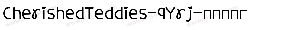 CherishedTeddies-9Yrj字体转换