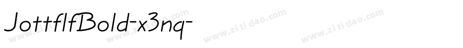 JottflfBold-x3nq字体转换
