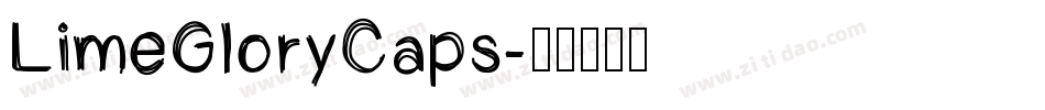 LimeGloryCaps字体转换